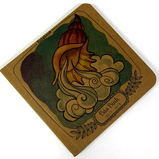 Notebook - 12 cung hoàng đạo - Bảo Bình (Giấy Kraft nâu)