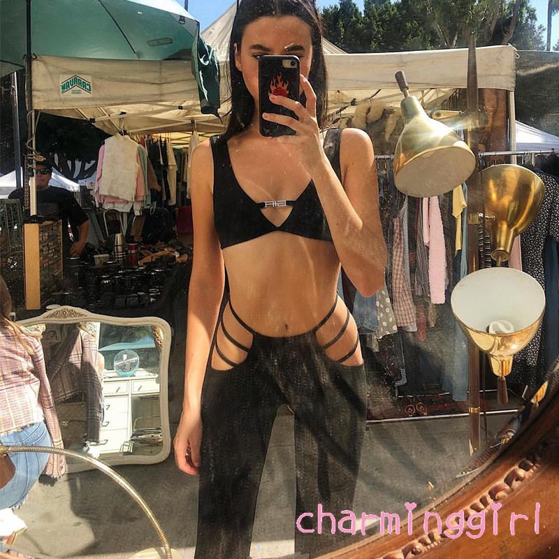 Quần dài ống loe màu trơn phong cách thời trang dành cho nữ