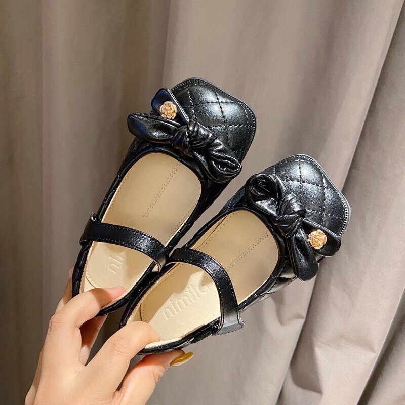 Giày búp bê da mềm kiểu công chúa thời trang mùa thu cho bé gái 2021 21-30