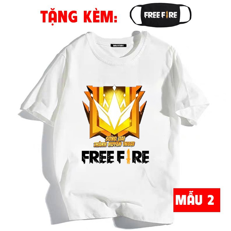 BÁN CHẠY - 🔥HOT🔥 BST Áo phông FREE FIRE cực ngầu đẹp giá rẻ | Áo in hình team FREE FIRE /mẫu áo hót