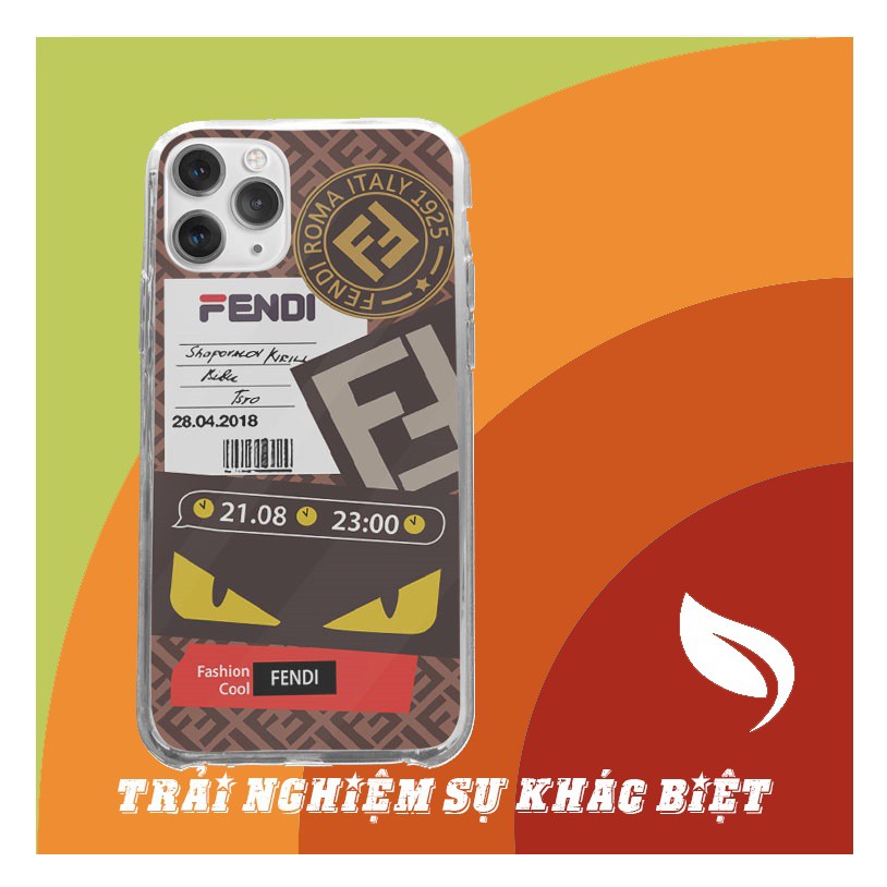 Ốp lưng FENDI ảnh ghép chủ đề Iphone 7/7Plus/8/8Plus/X/Xs/Xs Max/11/11 Promax/12/12 Promax JC20200800012