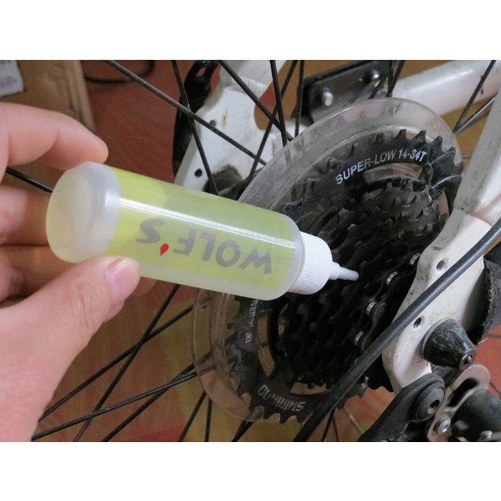 Dầu tra sên xích líp xe đạp Wolf's 50ml chính hãng