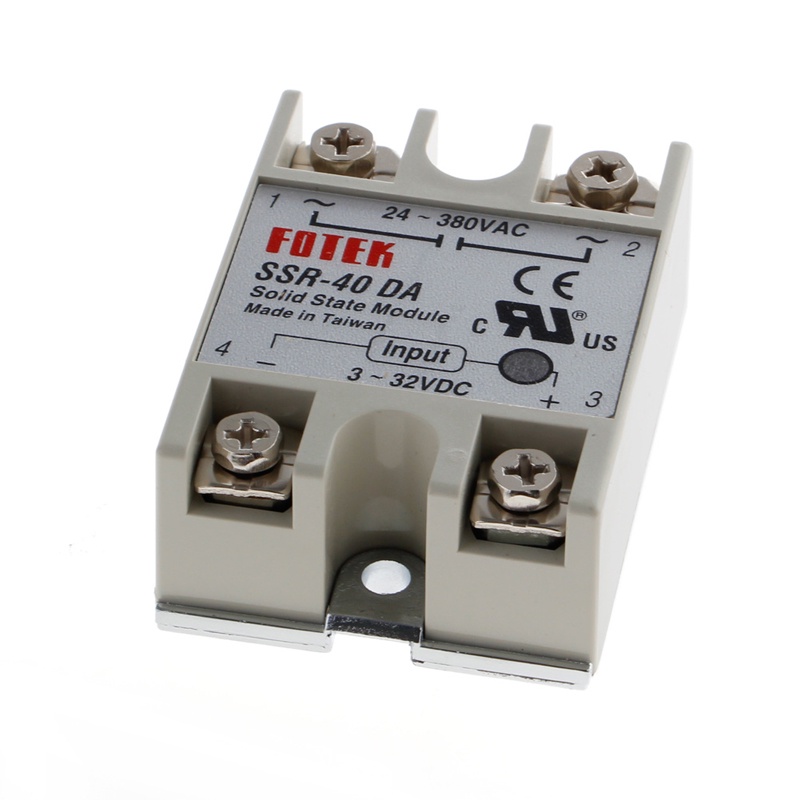 Mô-đun chuyển tiếp thể rắn 24V-380V SSR-40DA 40A 3-32V DC-AC Mới