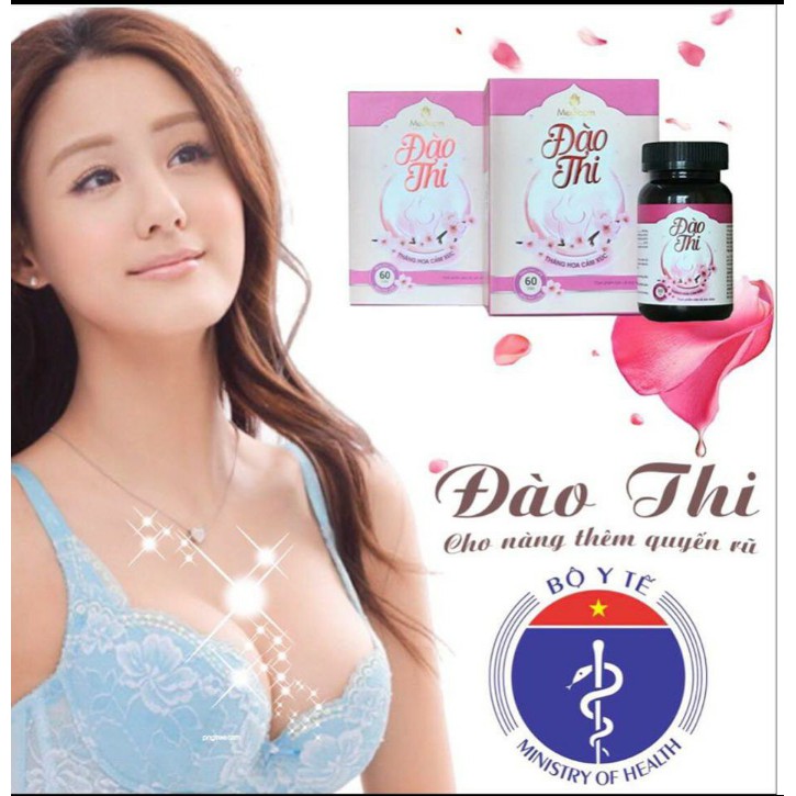 [Chính Hãng 100%] Viên Uống Nở Ngực Săn Chắc Vòng 1 Đào Thi | Tăng Kích Thước Vòng 1