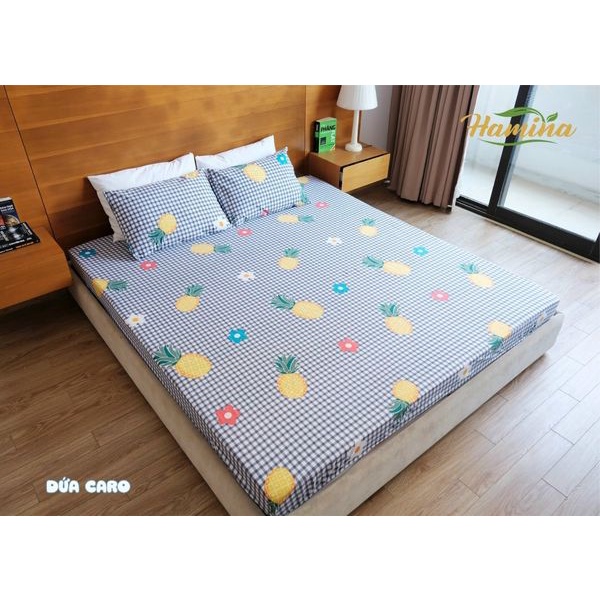 Ga Chống Thấm Cotton Hamina  2 Lớp (Nhiều Mẫu)