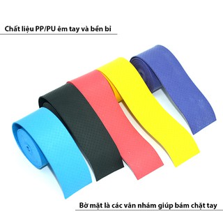 BỘ 2 CUỘN DÂY QUẤN CÁN VỢT CẦU LÔNG , TENNIS PK2