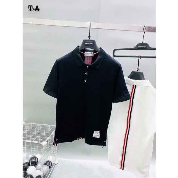 Áo Polo Nam Thom Kẻ Cao Cấp - Áo Phông Cổ Bẻ Cho Nam Siêu Chất