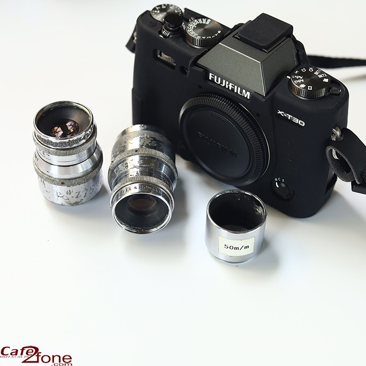 Lens MF Bell&amp;Howel 2inch F/3.5 Made in U.S.A ngàm C (Ống kính CCTV)