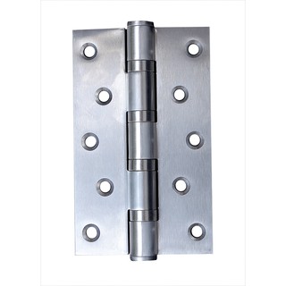 Bản lề cửa MAKOTO 125x75x3mm, Bản lề lá inox màu bóng xước