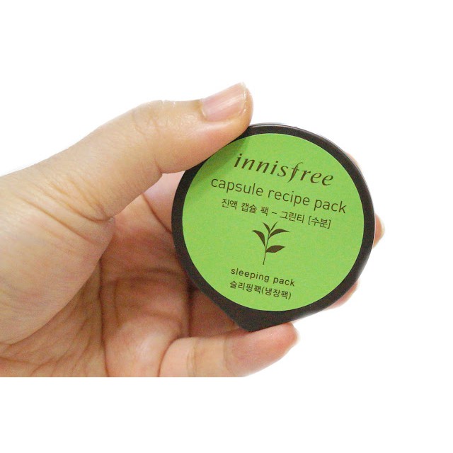 MẶT NẠ NGỦ INNISFREE CAPSULE RECIPE PACK GREEN TEA (MINISIZE)