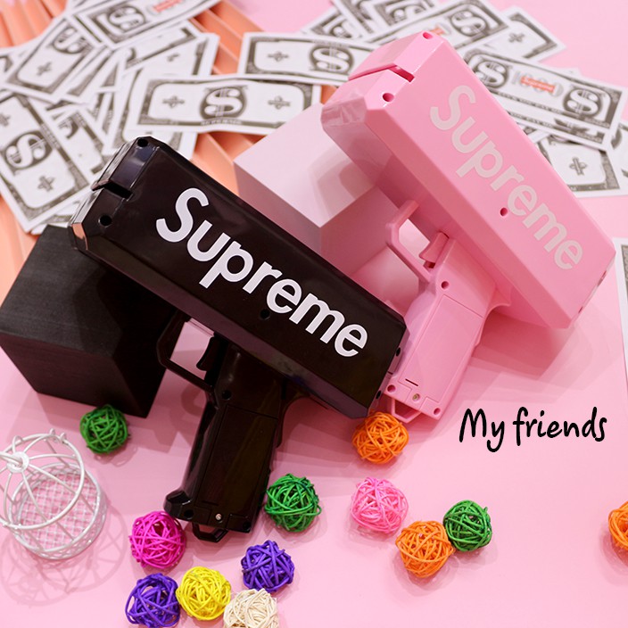 SÚNG BẮN TIỀN SUPREME FULLBOX SIÊU HOT - ĐỒ CHƠI GIẢI TRÍ TẶNG KÈM 100 TỜ TIỀN