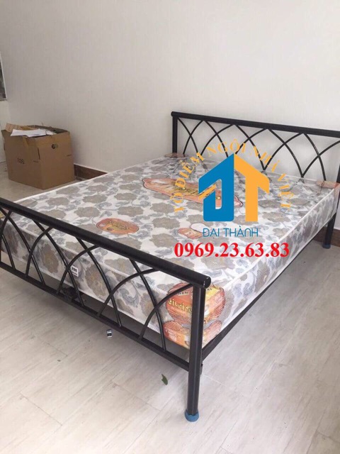 Giường sắt chữ u 1m2x2m