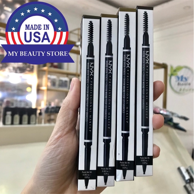 Chì Kẻ Mày Nyx Professional Makeup Micro Brow Pencil Hàng Mỹ(khách chọn màu inb Shop)