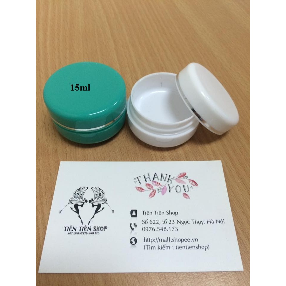 Hũ nhựa 15ml