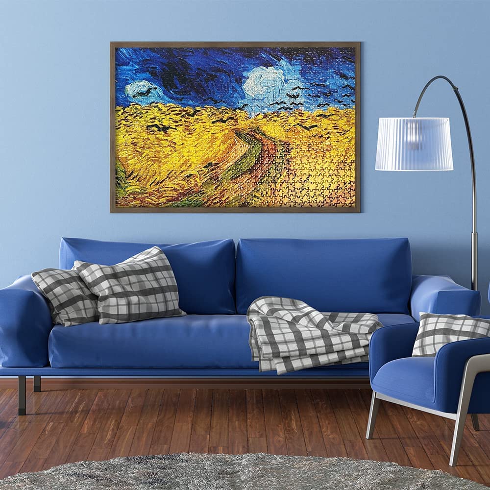 Jigsaw Puzzle - Tranh xếp hình 1000 mảnh ghép retro Van Gogh tranh sơn dầu ghép hình Starry Night kích thước 70x50 cm