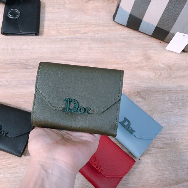 Ví Ngắn Gập Da Mềm Kèm Video và Hình Thật Sản Phẩm Rosabell