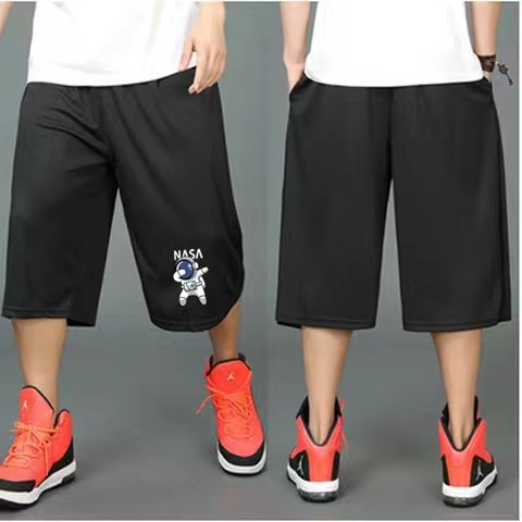 [Plus Size] Quần Short Thể Thao Dáng Rộng Thoáng Khí Thời Trang Cho Nam