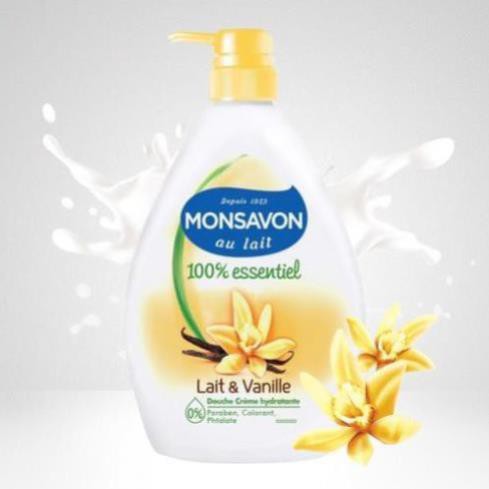 Sữa tắm Monsavon chiết xuất hoa vani 500ml