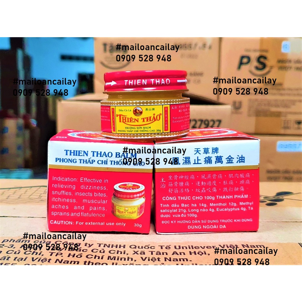 DẦU CÙ LÀ THIÊN THẢO HỘP 30g