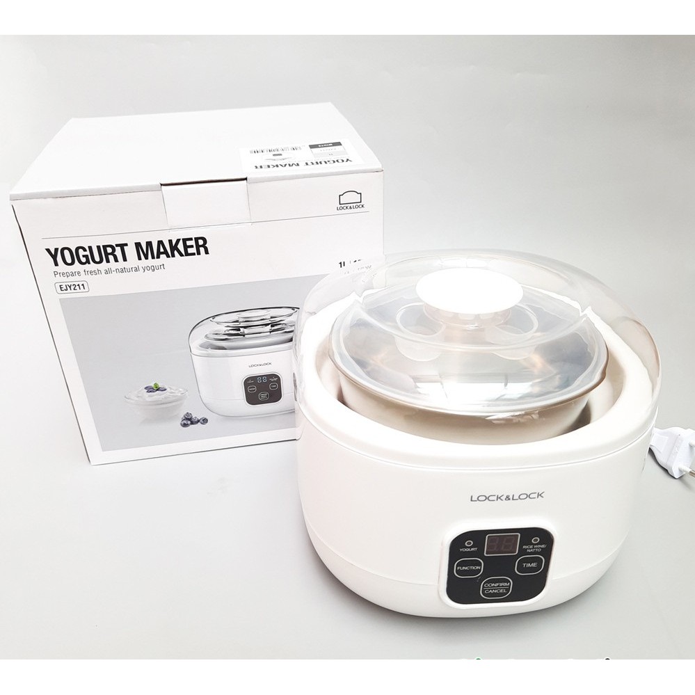 Máy Làm Sữa Chua, Đậu Lên Men Natto Lock&Lock Yogurt Maker 1L EJY211