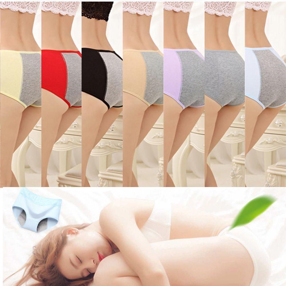 Quần Lót Cotton Lưng Vừa Thoáng Khí Gợi Cảm Cho Nữ