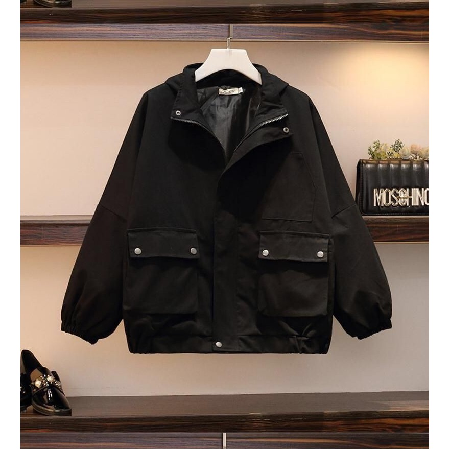 ÁO KHOÁC KAKI HỘP ĐEN - BOX JACKET UNISEX