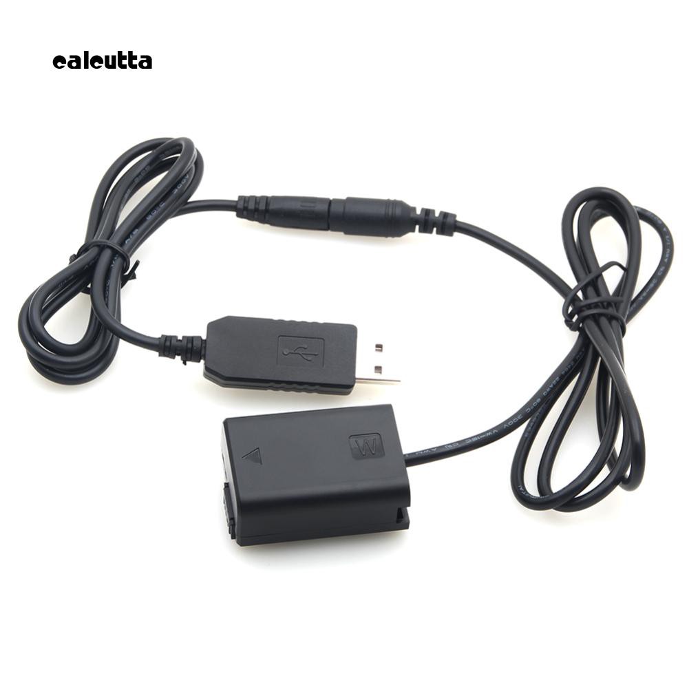 cal_5V USB for AC-PW20 NP-FW50 NP FW50 Fake Battery for Sony A7 A7K A7M2 A7M2K A7R