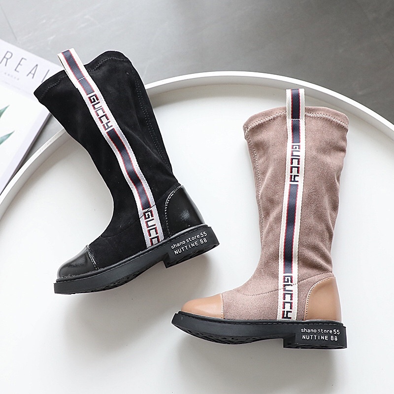 Sale Boot đùi bé gái da lộn mềm,hàng loại 1 có ảnh thật shop chụp