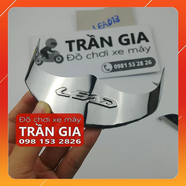 Chỉ mũi dè trước sau xe LEAD 2013-2014-2015-2016 INOX ốp mỏ dè chắn bùn - phụ kiện trang trí đồ kiểng