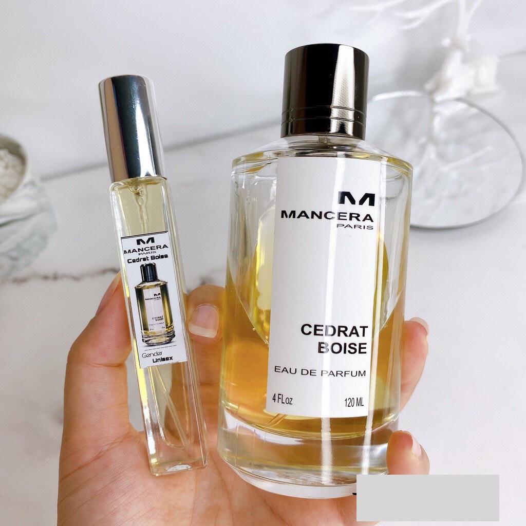 Mẫu thử nước hoa Mancera Cedrat Boise trẻ trung, tươi mới, sành điệu 5ml/ 10ml