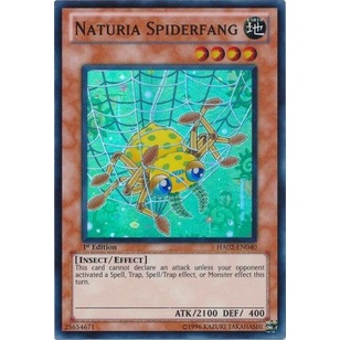 Thẻ bài Yugioh - TCG - Naturia Spiderfang / HA02-EN040 '