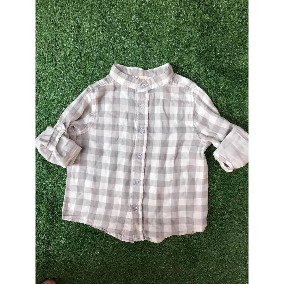 15. Sơmi thô đũi unisex