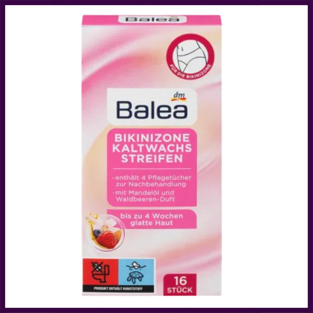 [Nhập Khẩu 100%] Miếng dán tẩy lông Balea dành cho cùng Bikini 16ml