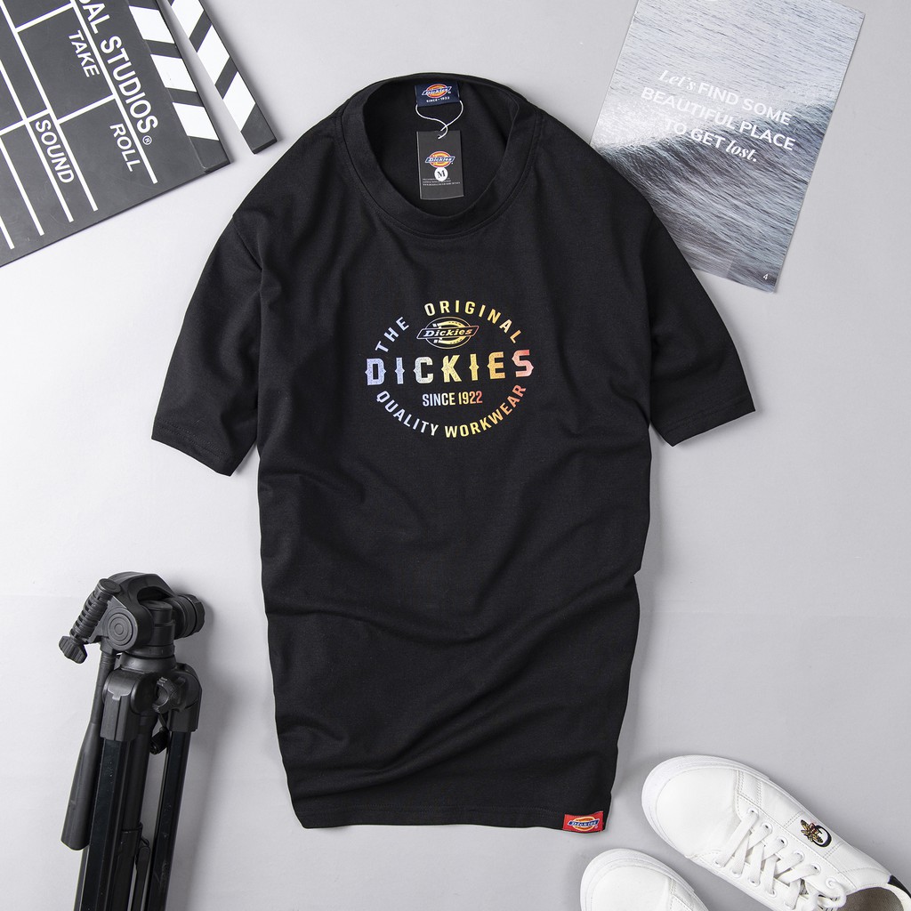 Áo thun tay lỡ DICKIES,áo thun cotton nam nữ unisex,Zing store