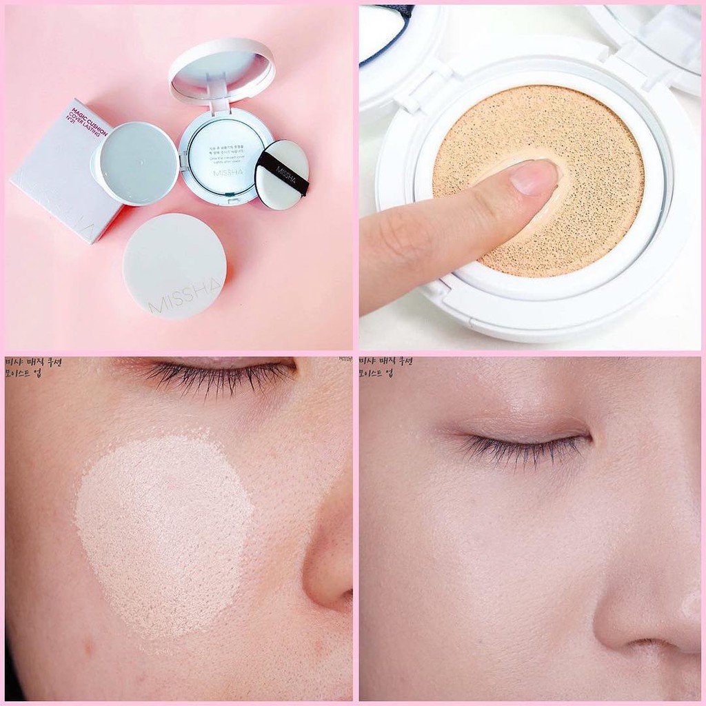 [Kèm Lõi] Phấn Nước Kiềm Dầu MISSHA SPF50+/PA+++ 23 Midium Beige 15g Magic Cushion Moist Up N21