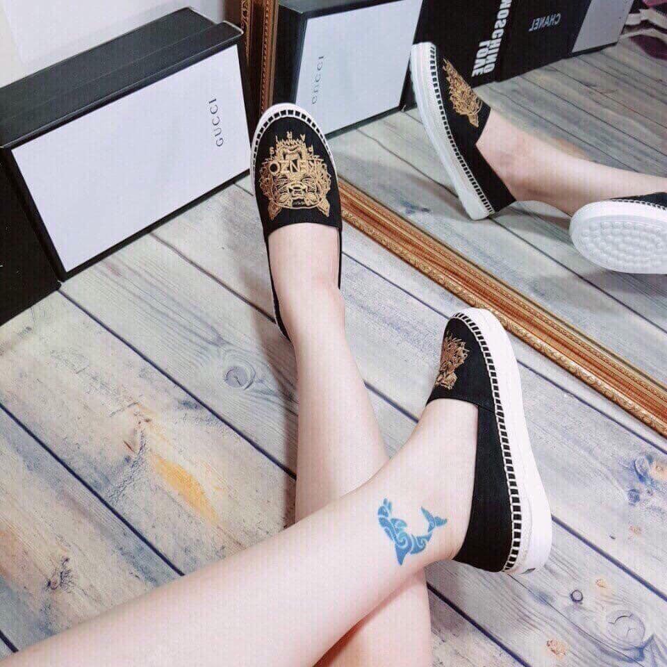 BÁN SỈ GIÀY ĐẾ BỆT THÊU CHỮ KENZO CHO NỮ | BigBuy360 - bigbuy360.vn