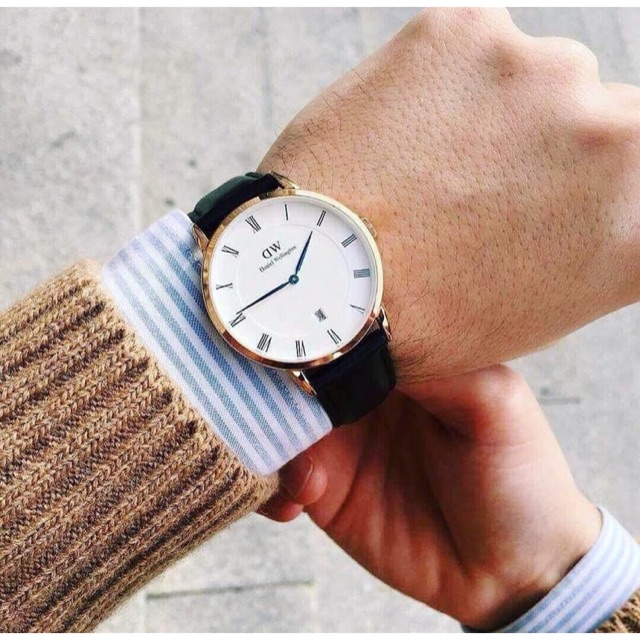 Đồng Hồ Nam Daniel Wellington dòng Dapper 38mm - Tặng Kèm 1 Cuff Chính Hãng