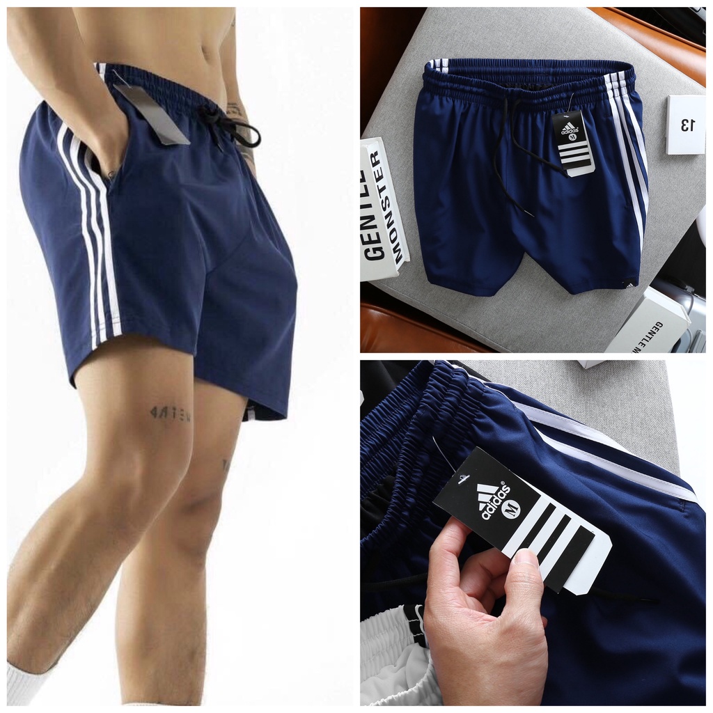 Quần đùi thể thao nam hai lớp, chạy bộ, thể thao, tập gym mặc nhà, thoáng mát và nhanh khô mẫu mới  lên chuẩn phom