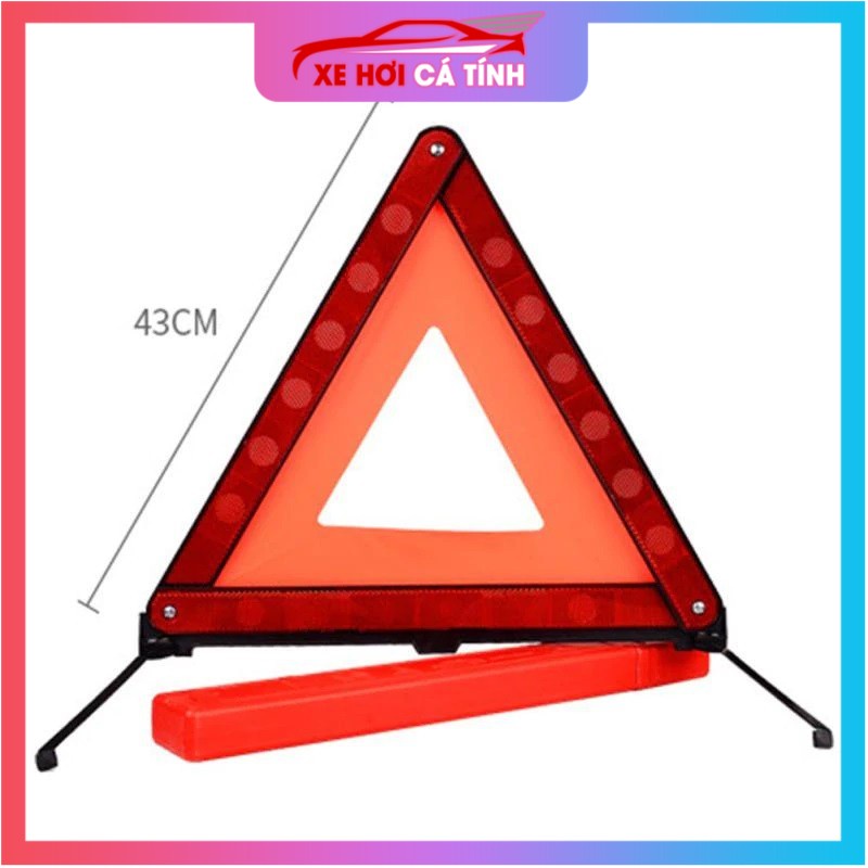 Tam giác phản quang cảnh báo nguy hiểm cho xe ô tô
