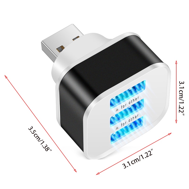 Bộ chia 3 cổng USB 2.0 mini USB 2.0 HUB tốc độ cao cho điện thoại/máy tính bảng