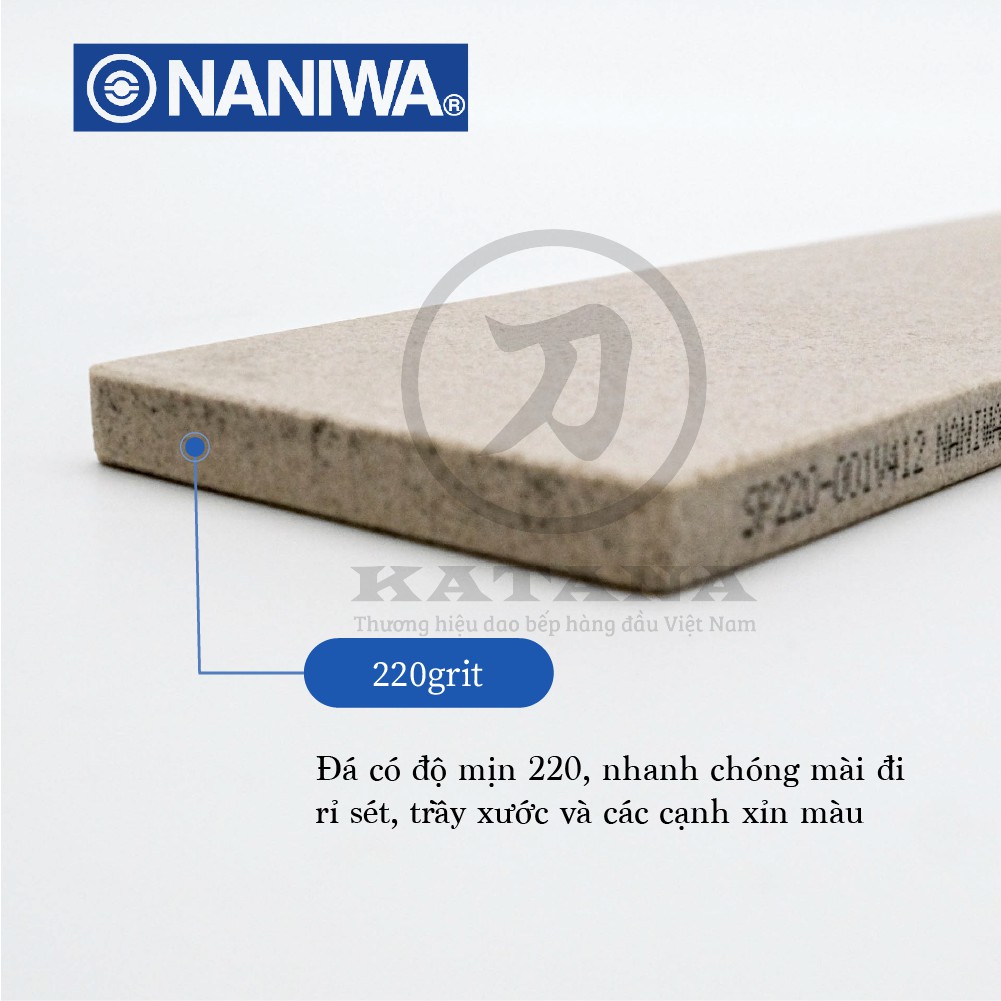 Đá mài phá Naniwa Nhật Bản #220 SUPER SP 402 (210x70x10)