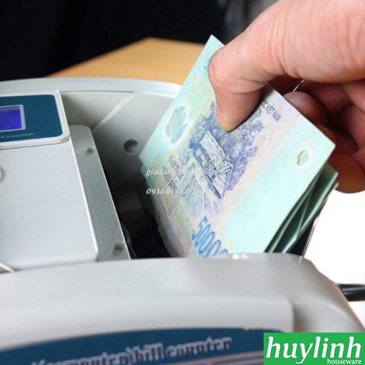 Máy đếm tiền Silicon MC-2550 - phát hiện tiền giả thông thường