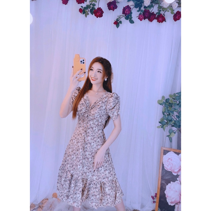 [HCM] Đầm Xòe Nữ Siêu Xinh Xắn Tôn Dáng Cho Các Chị Em KME FASHION