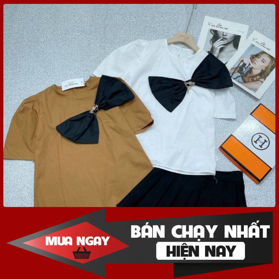 "Siêu Hot" ÁO SƠ MI MÀU NÂU NƠ ĐEN XINH XẮN - Hana shop SHOP