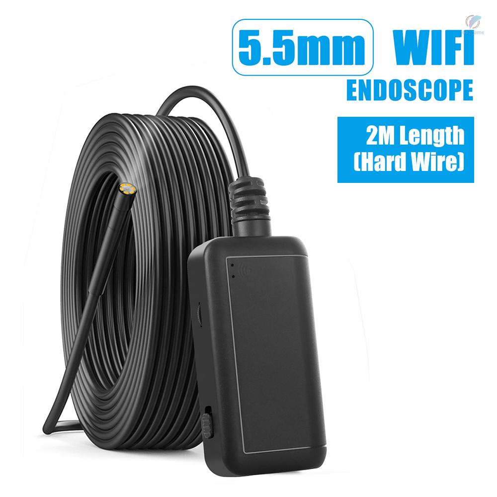 Camera Nội Soi Công Nghiệp F220 5.5mm WiFi Tích Hợp 6 Đèn Led IP67 Chống Nước IP67 Cho Điện Thoại iOS / Android