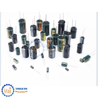 Combo 10 con tụ hóa 16v, tụ phân cực 100uf, 220uf, 470uf, 1000uf, 2200uf, 3300uf