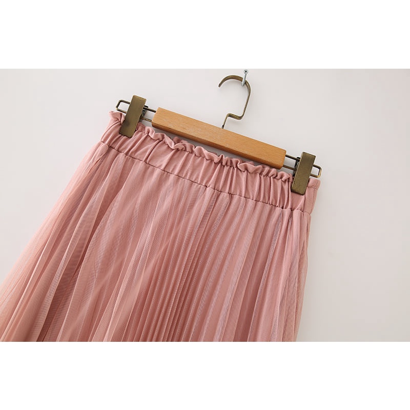 CÓ SẴN Chân váy tutu dập ly Stradivarius