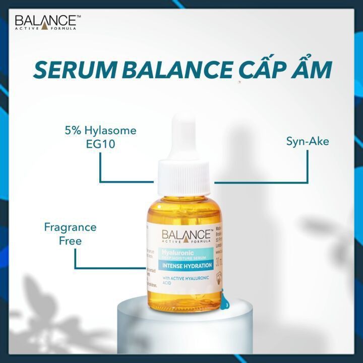 [Chuẩn Auth] Serum cấp nước dưỡng ẩm Balance Active Formula Hyaluronic Deep Moisturizing 30ml White Store | BigBuy360 - bigbuy360.vn