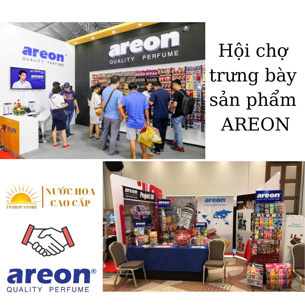 Sáp thơm AREON,Tinh dầu nước hoa ô tô AREON chính hãng khử mùi chống say xe hiệu quả