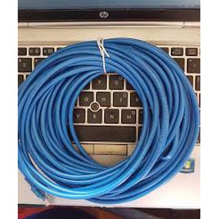 Dây Cáp Mạng Bấm Sẵn 2 Đầu Cad6E dài 30M, 40m, 50m